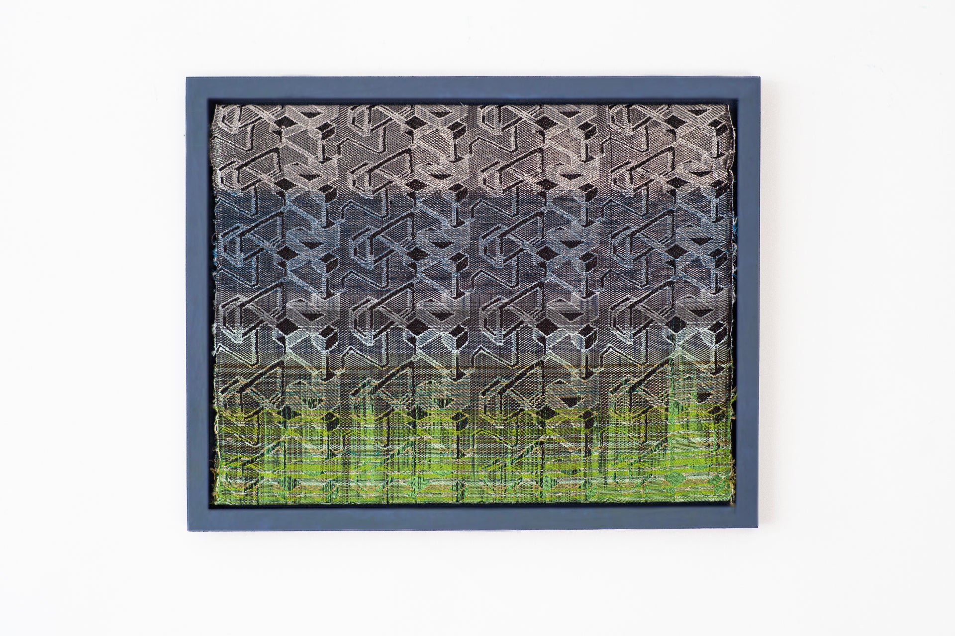 handwoven wall piece silk