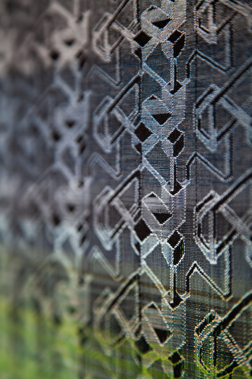 handwoven wall piece silk