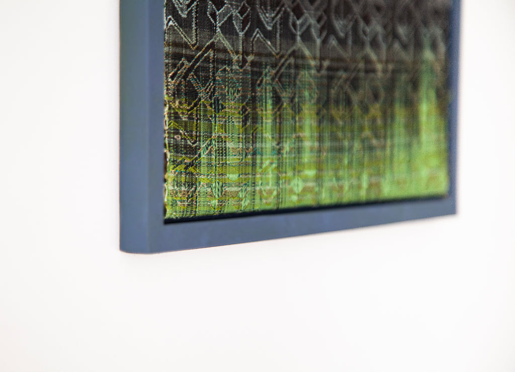 handwoven wall piece silk