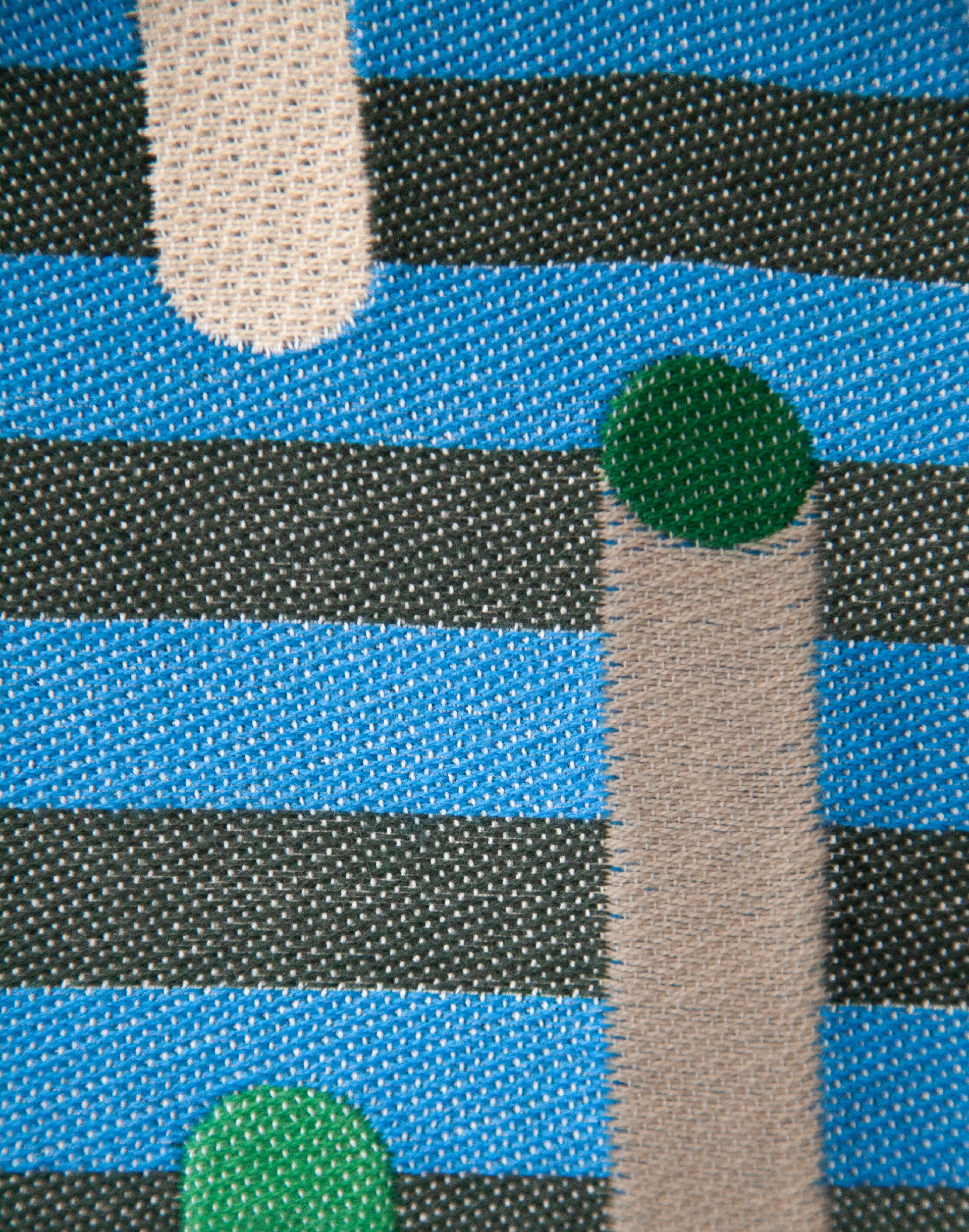 textile wall piece fingers