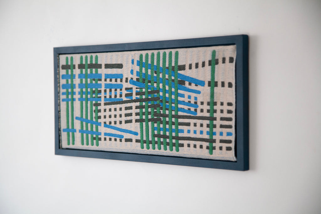 textile wall piece lines