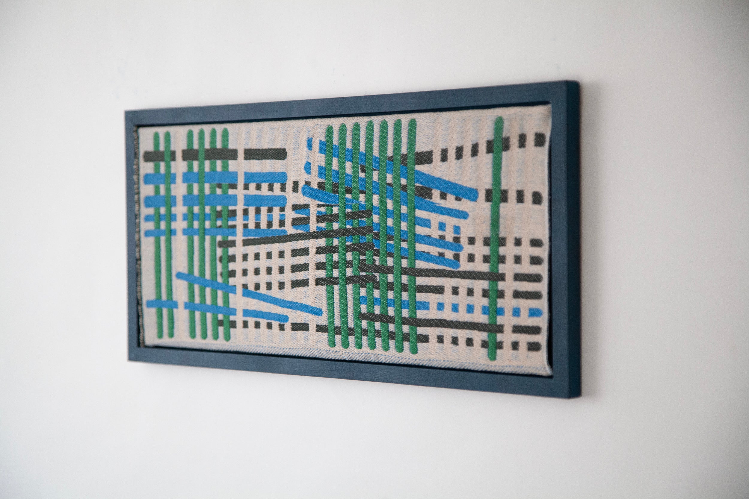 textile wall piece lines