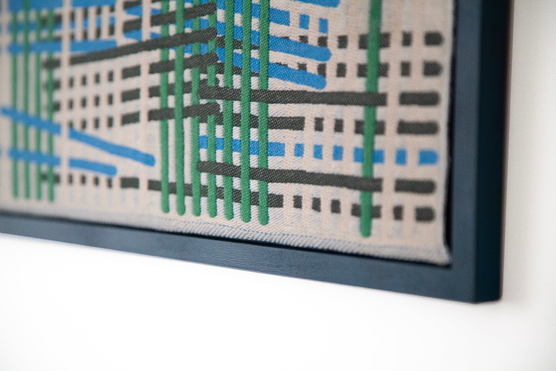 textile wall piece lines