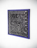 handwoven wall piece black & white
