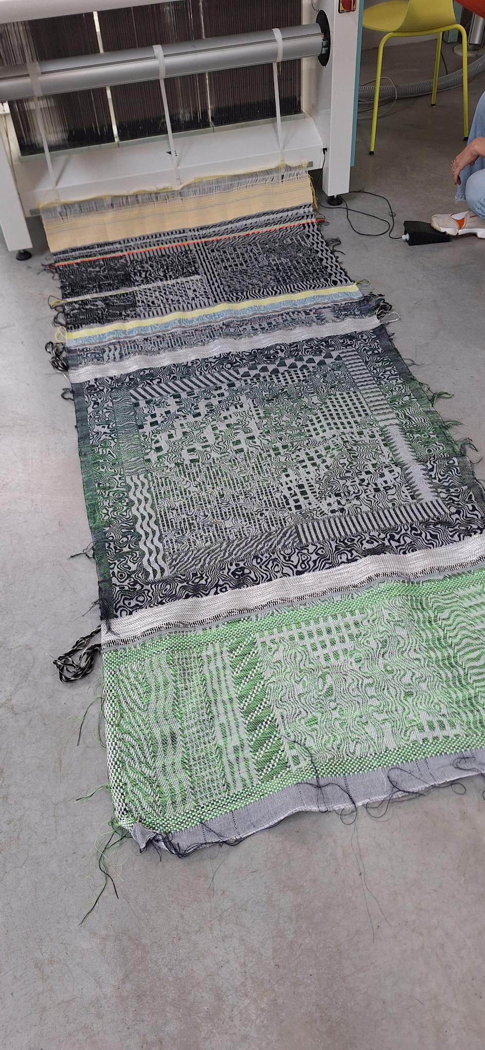 wall hanging bright green